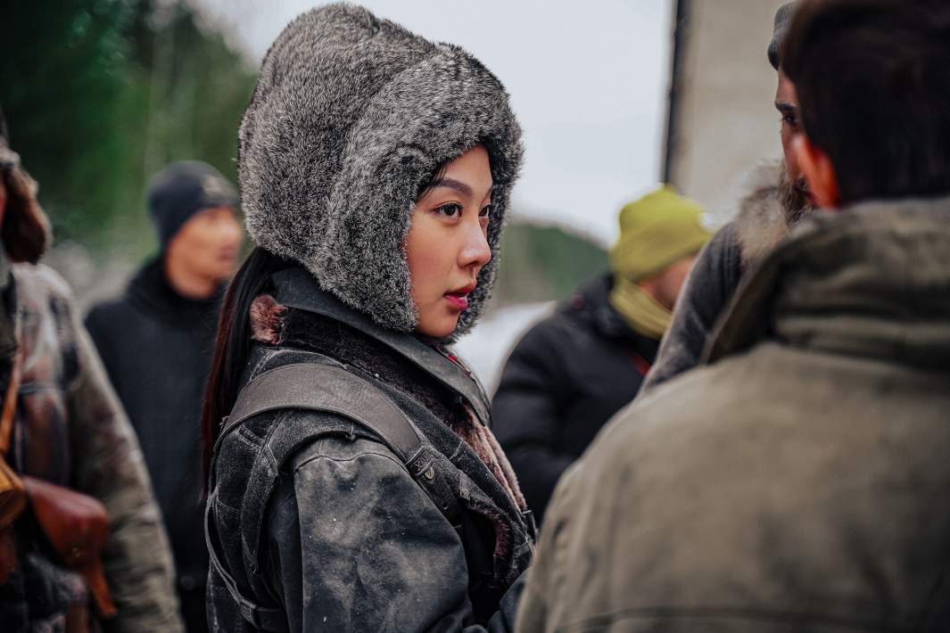 Съемка фильма "Красный шелк"