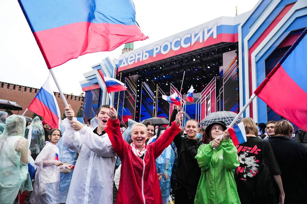 Концерт на Красной площади в честь Дня России