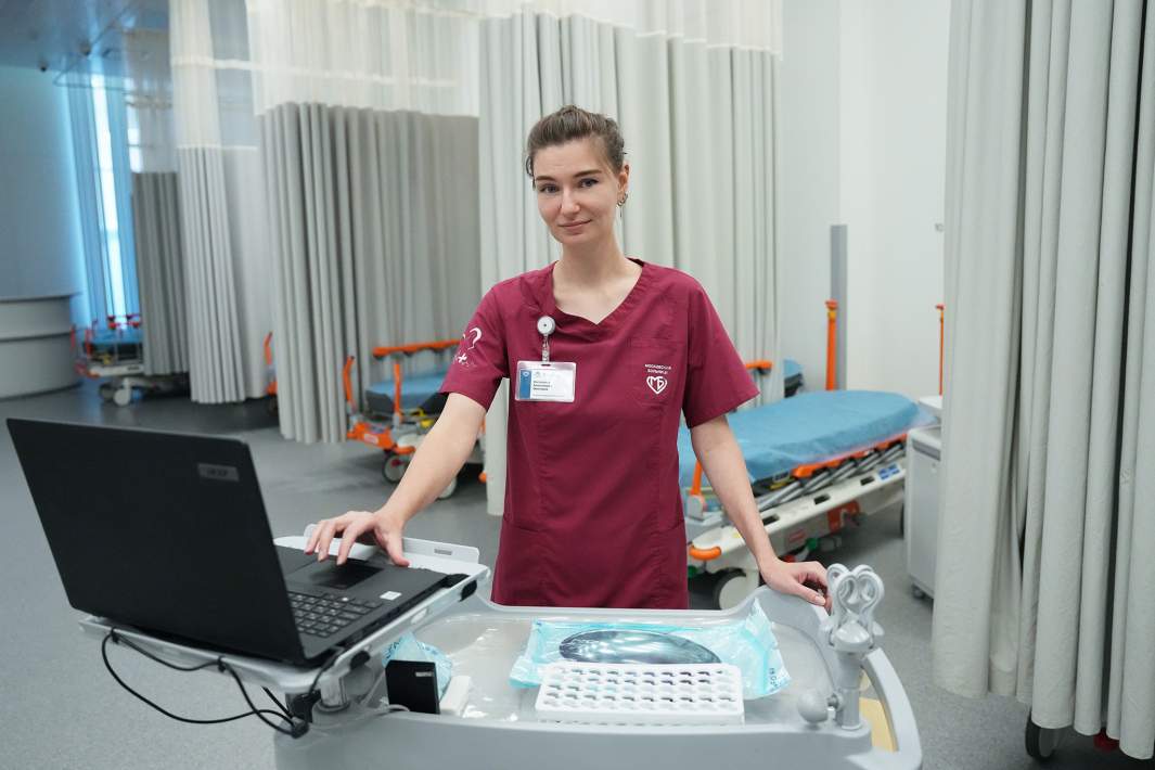 Ноготкова Александра Олеговна — старшая медицинская сестра диагностического отделения НИИ СП им. Н.В. Склифосовского