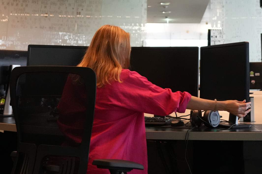 Программист за работой 