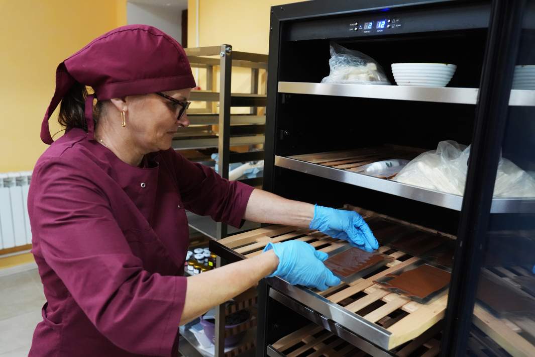 Производство шоколада 