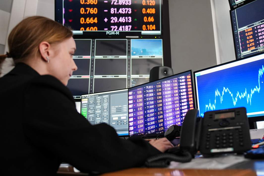 Трейдер за работой