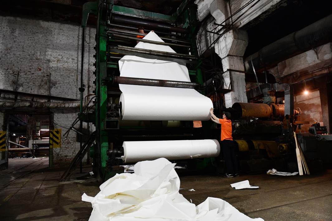 Производство бумаги 