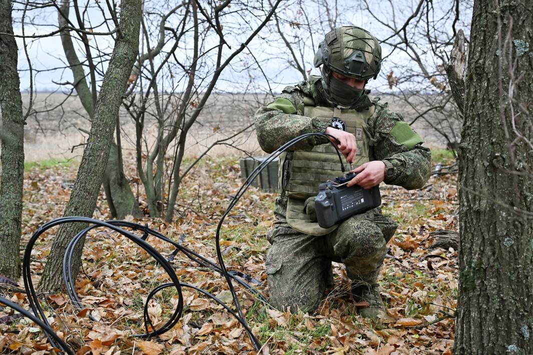 Военнослужащие расчета БПЛА ВС РФ 