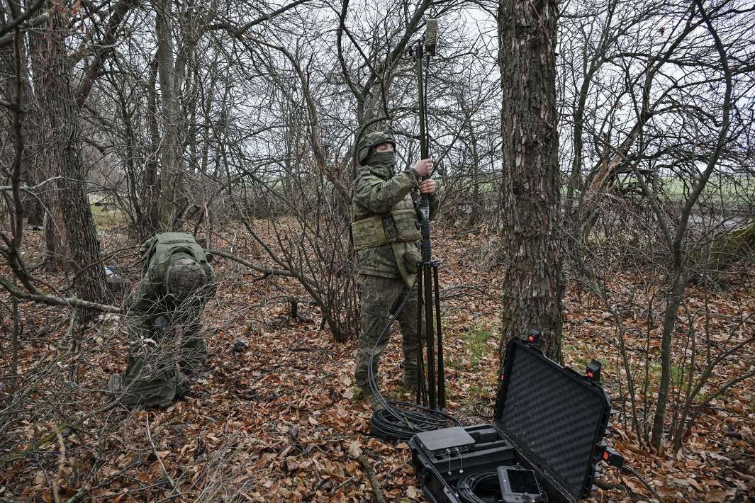 Военнослужащие расчета БПЛА ВС РФ 