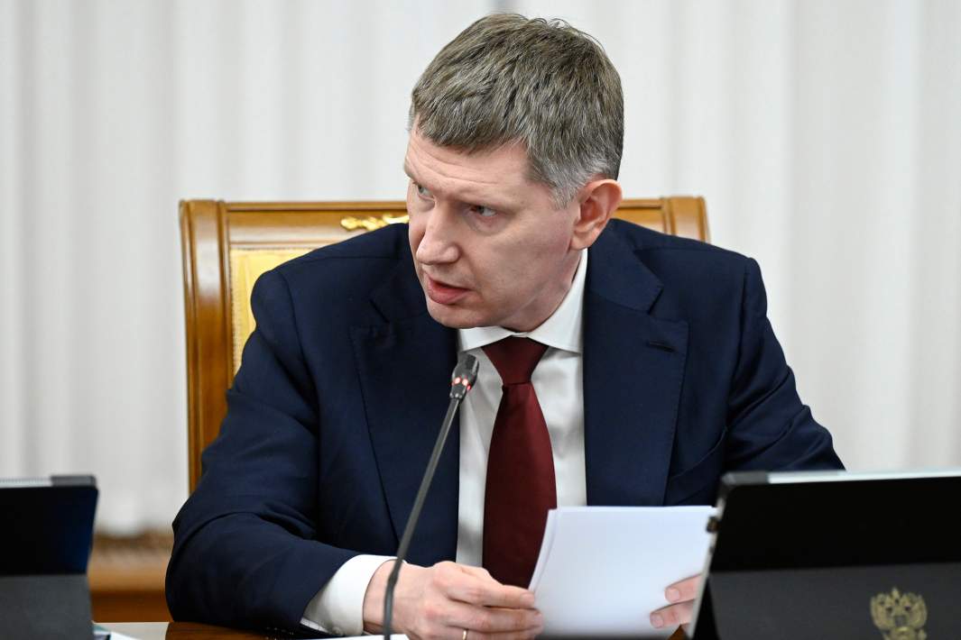 Министр экономического развития РФ Максим Решетников на заседании правительства РФ