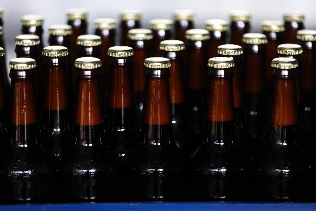 Стеклянные бутылки 