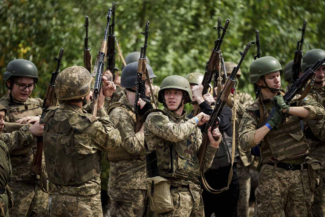 Украинские новобранцы 