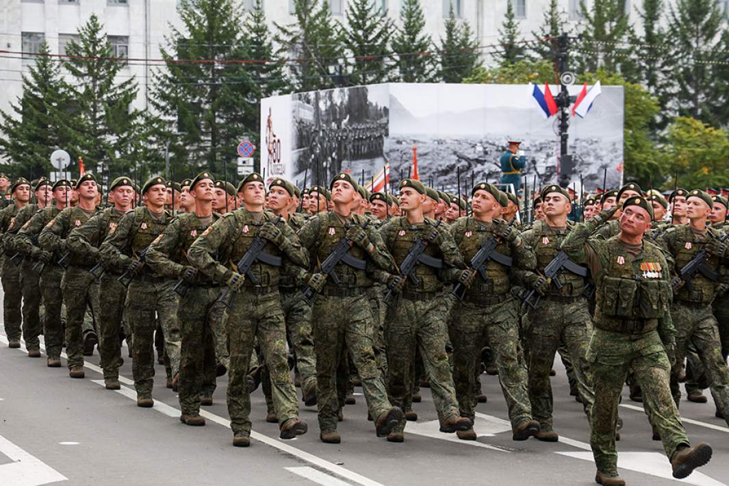 Парад победы в Хабаровске