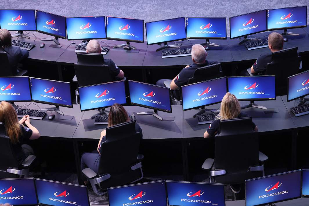 Сотрудники нового Национального космического центра в Москве