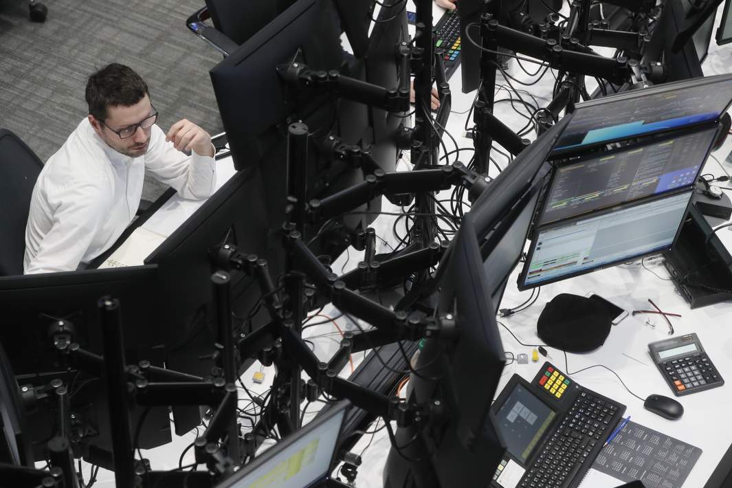 Трейдер за работой