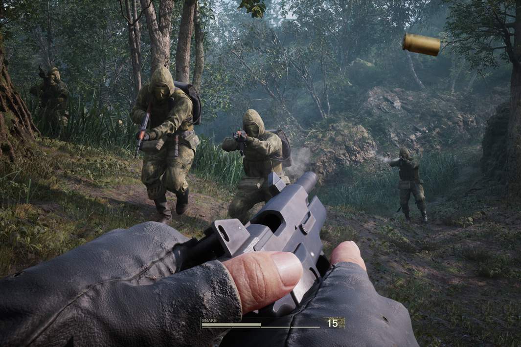 Скриншот из игры Metal Gear Solid 3