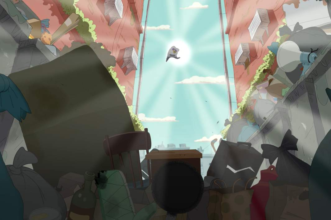 Кадр из мультфильма «На выброс»