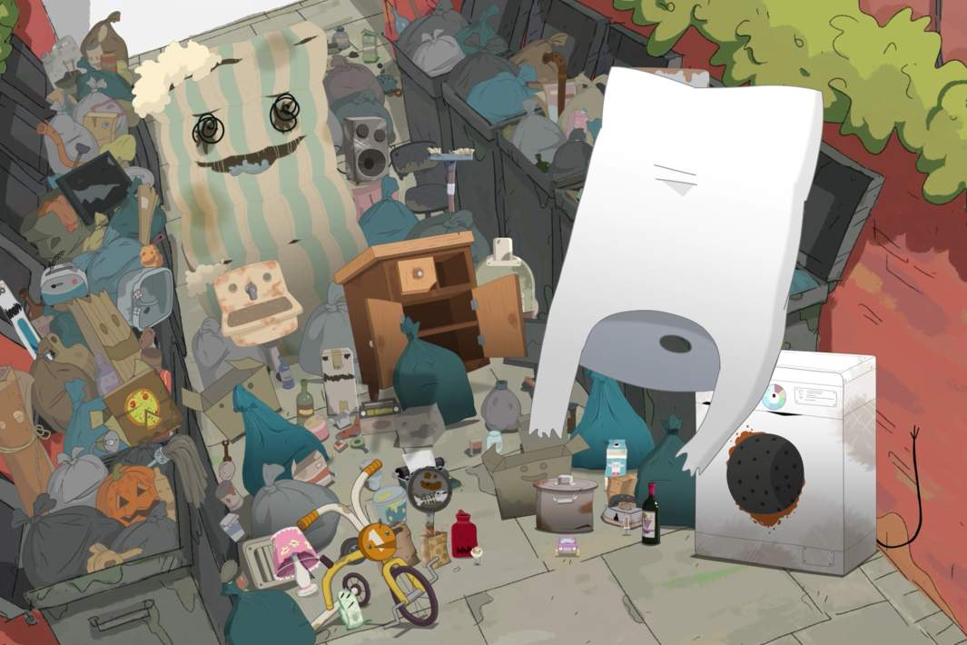 Кадр из мультфильма «На выброс»