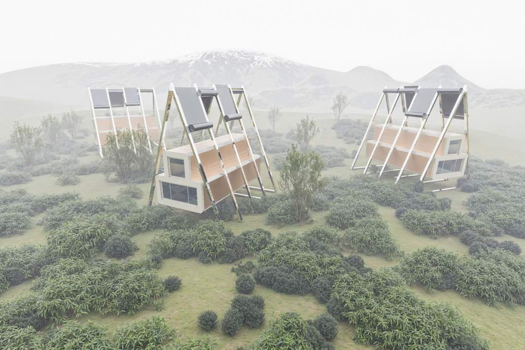 парящие дома