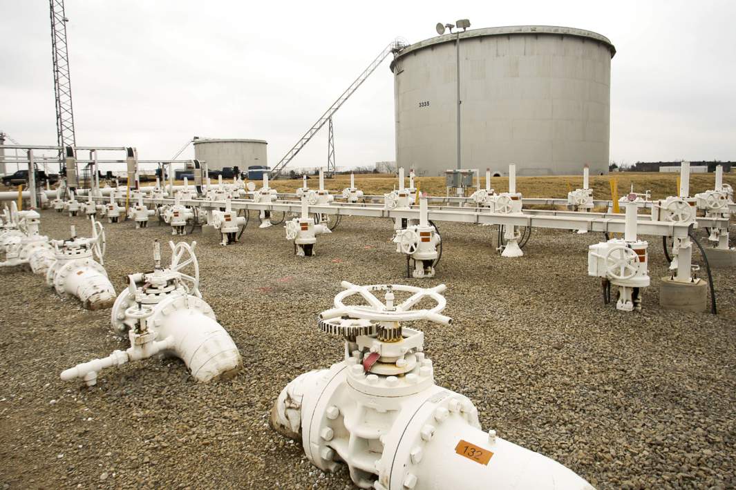 Нефтехранилище в США 