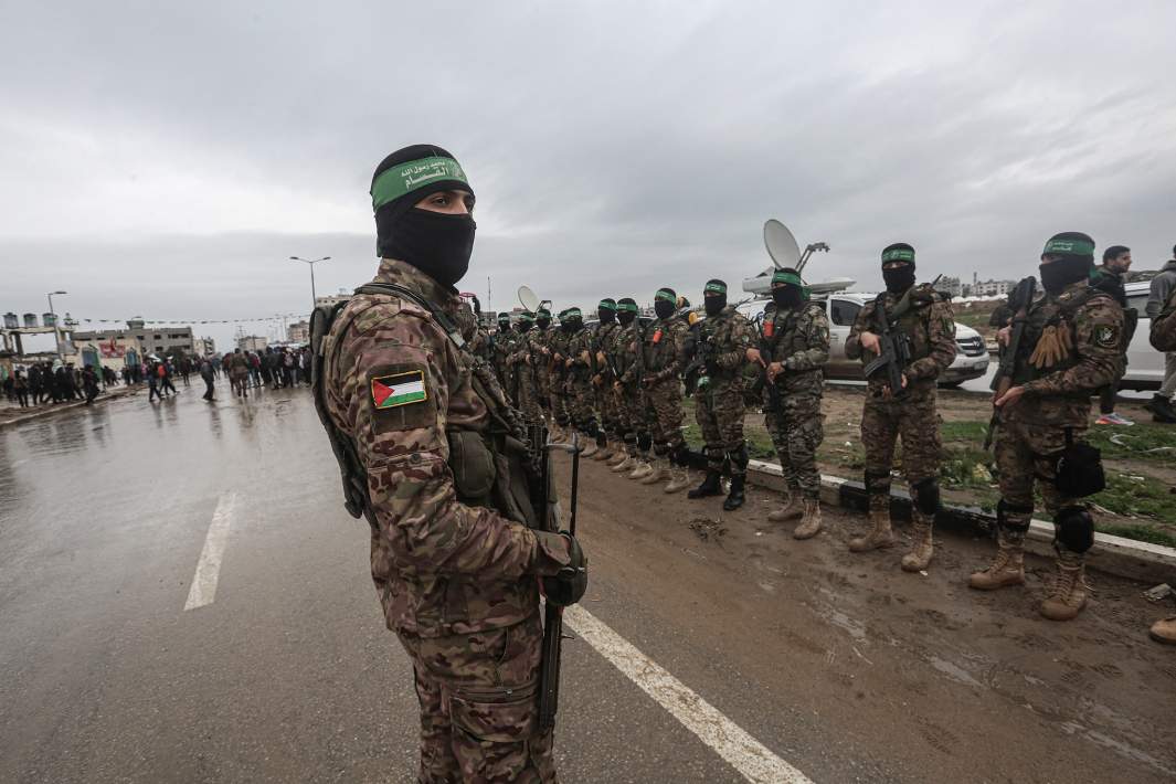 Бойцы ХАМАС 