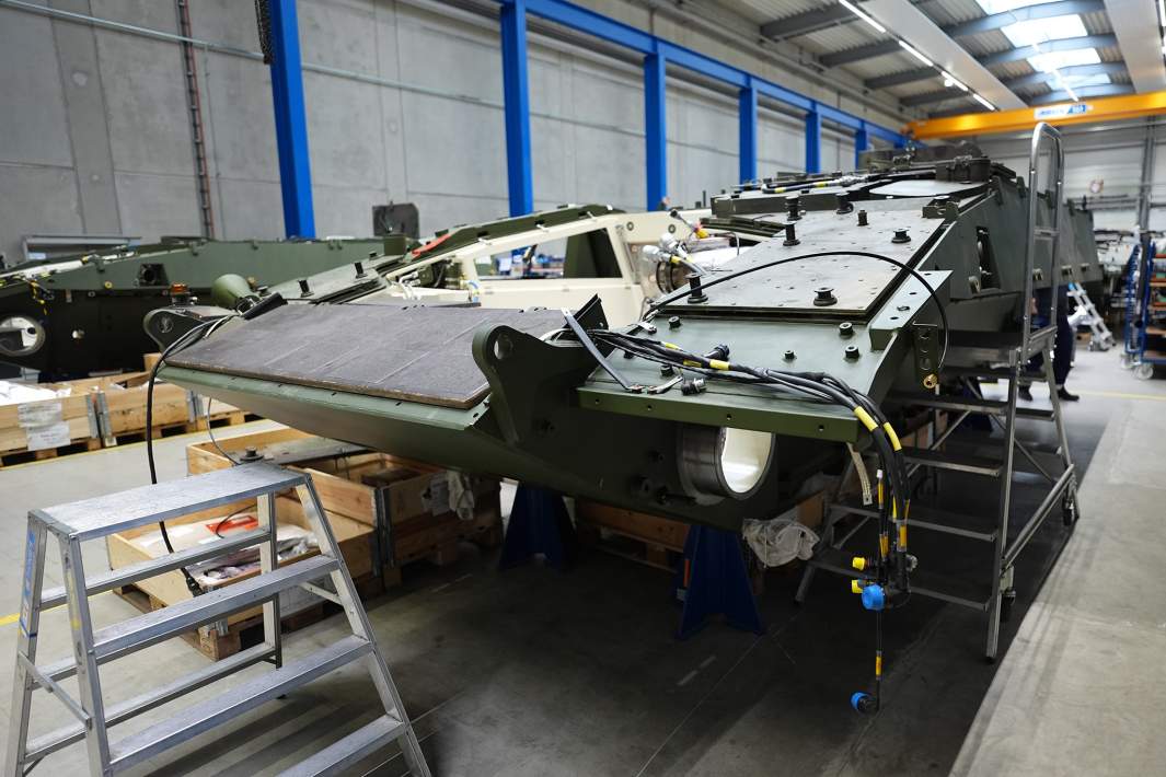 Военный завод в Германии 