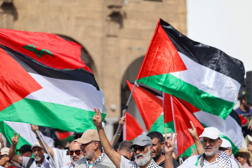 Митинг в Марокко 