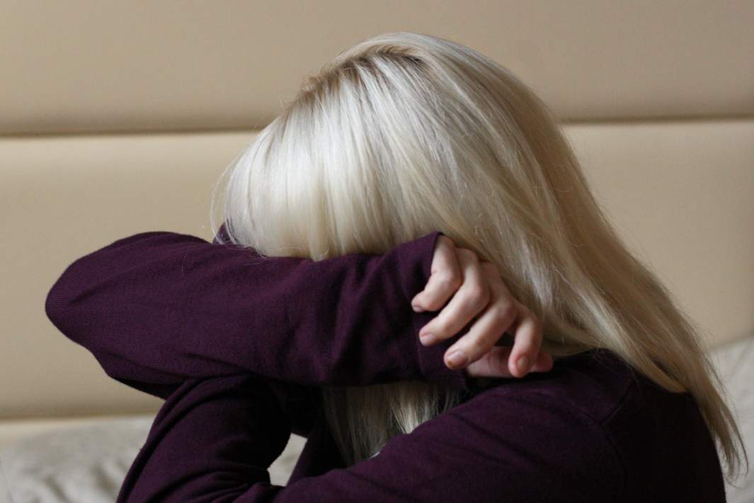 Женщина в депрессии 