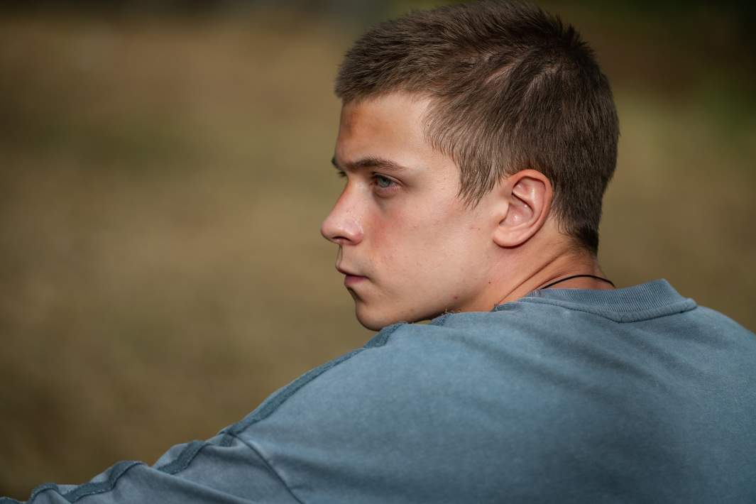 Денис Косиков на площадке во время съемки фильма «Огненный мальчик»