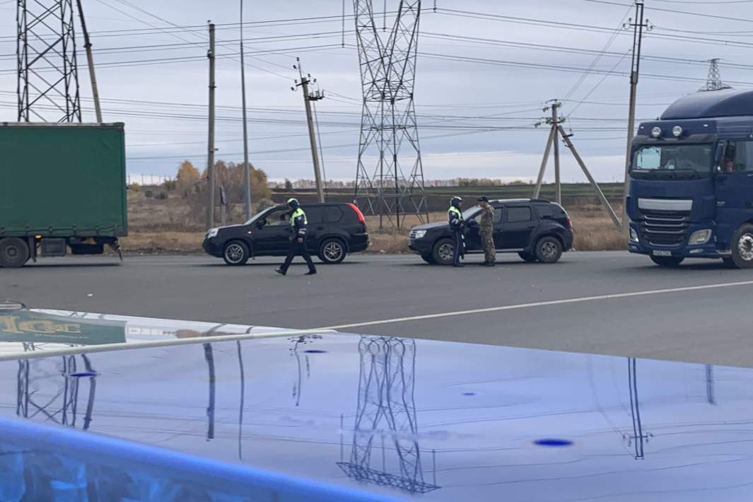 Работа инспекторов ДПС 