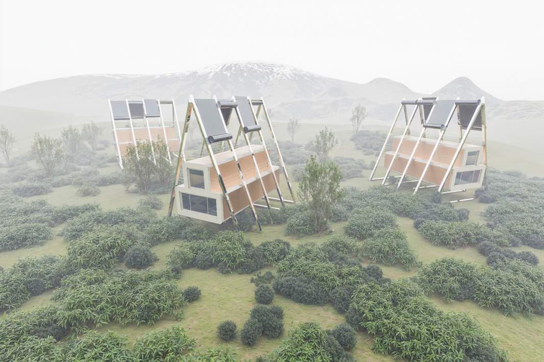 парящие дома