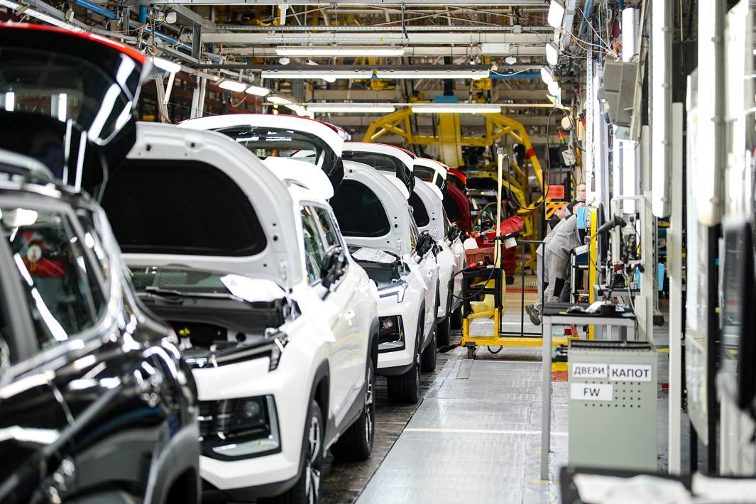 завод по производству автомобилей