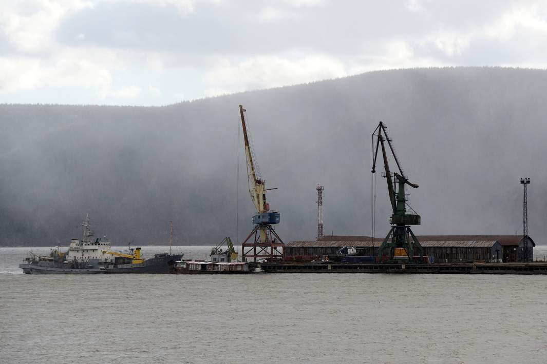 Погрузка на судно 