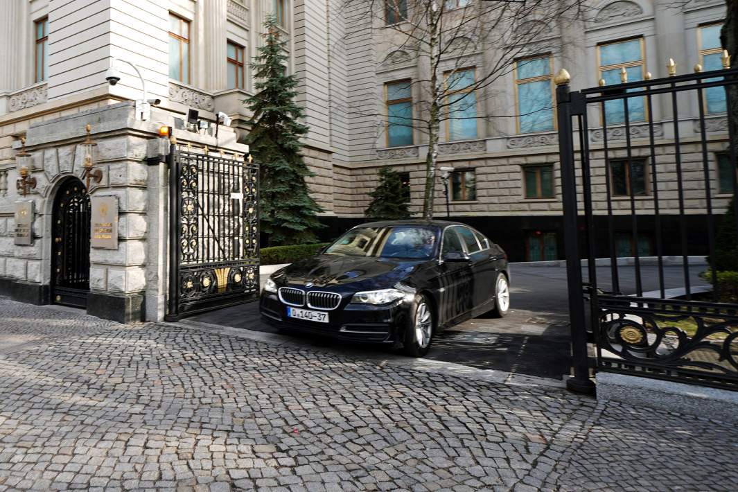 Здание посольства Российской Федерации в Берлине.