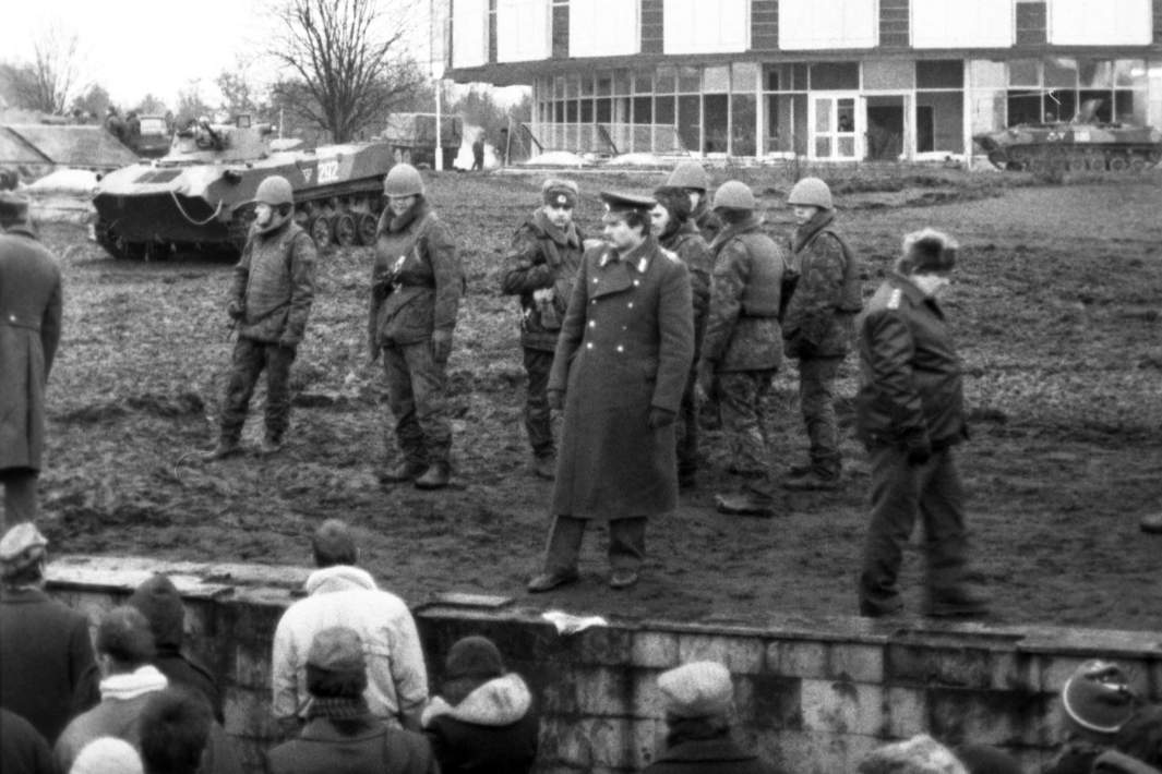 События в Вильнюсе 11— 13 января 1991 года. У вильнюсской телебашни