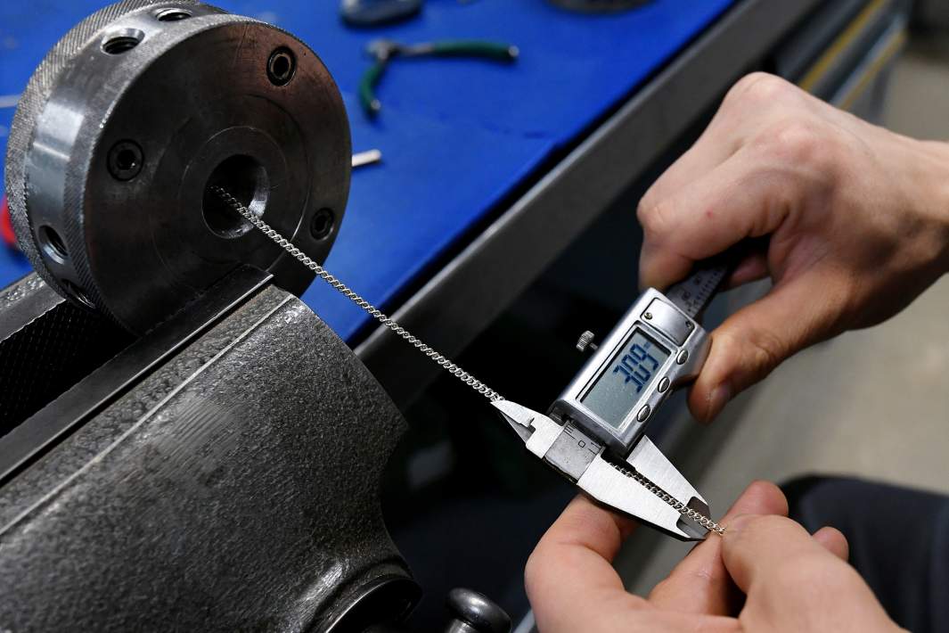 Создание серебряной цепочки 