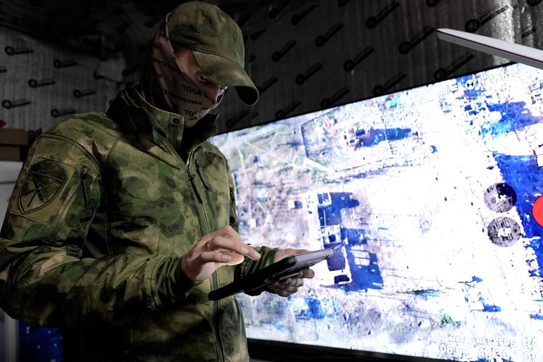 Военнослужащий расчета БПЛА