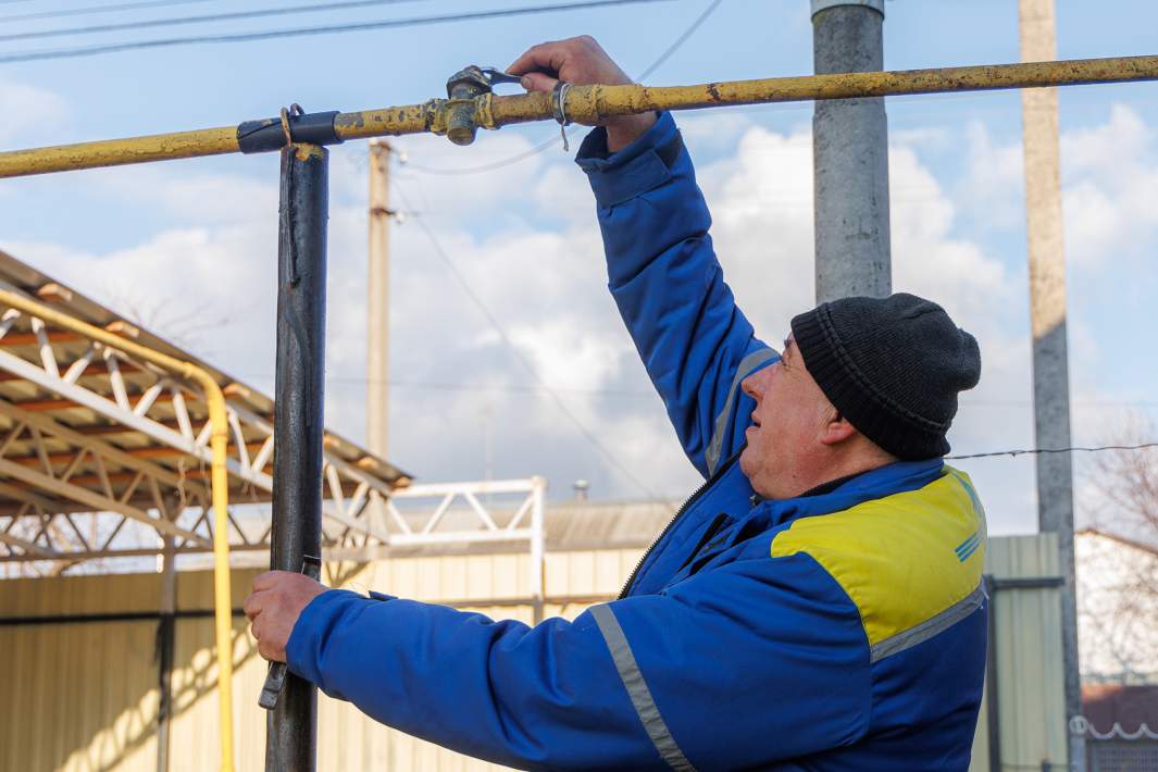 Подача газа в Приднестровье 