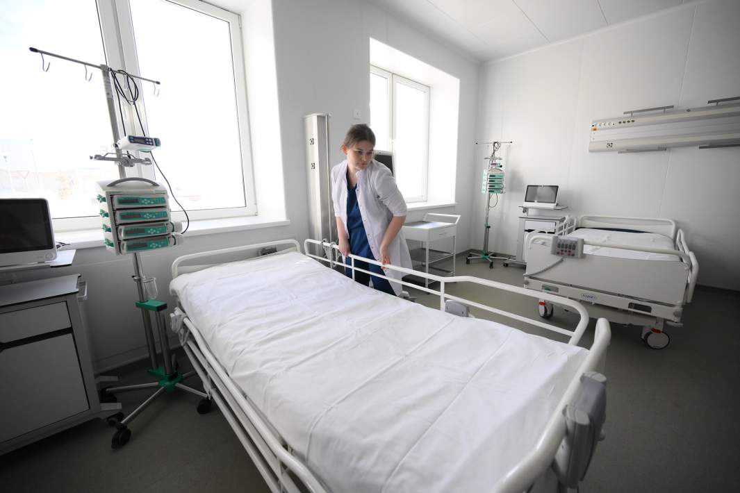 Палата интенсивной терапии в новой областной клинической инфекционной больнице