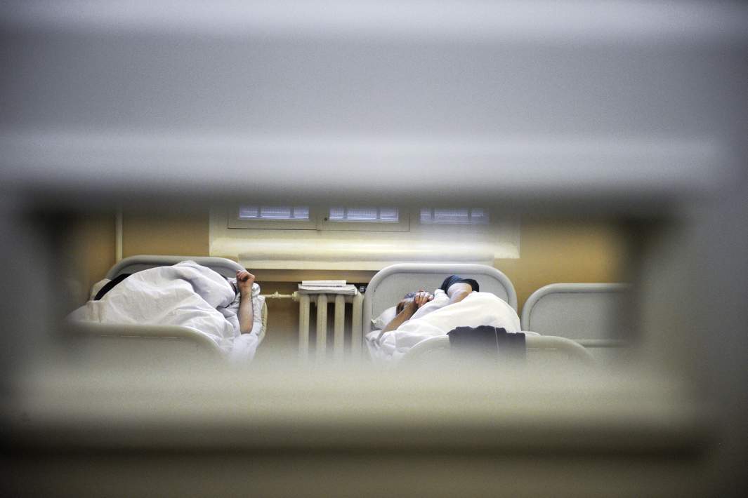 Пациенты психиатрической клиники