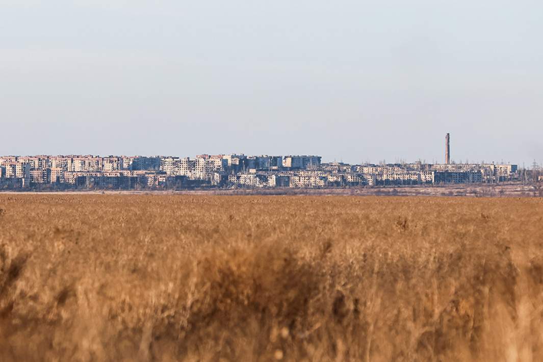 Вид на Угледар 