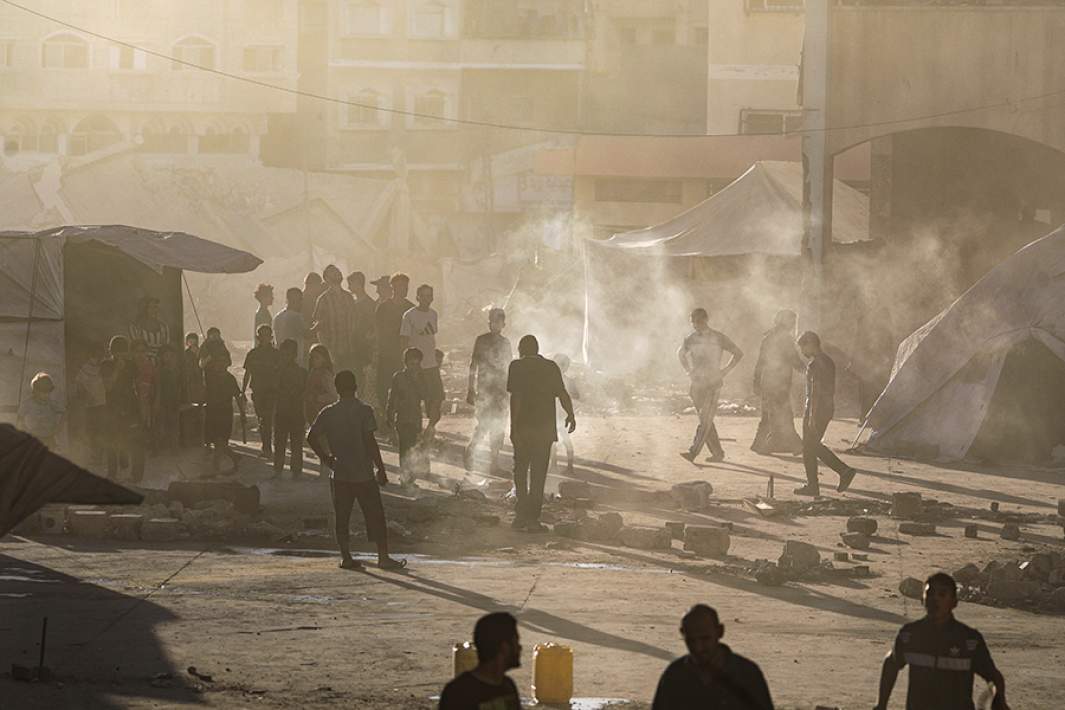 Последствия авиаудара 