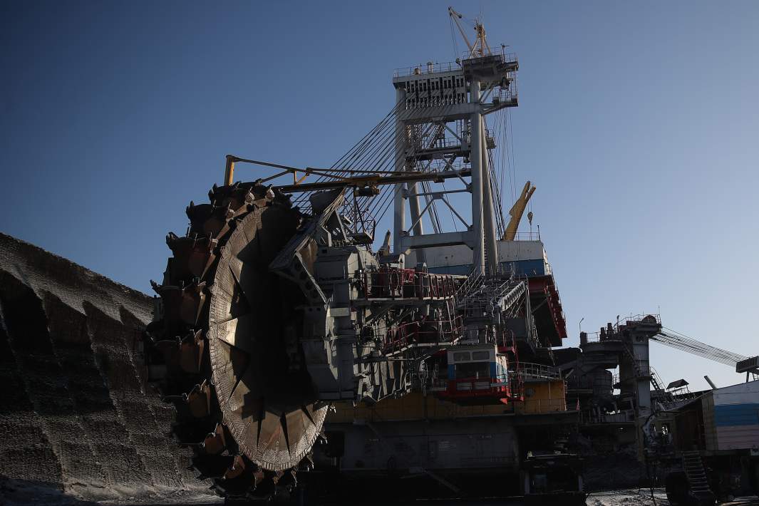 Добыча угля 