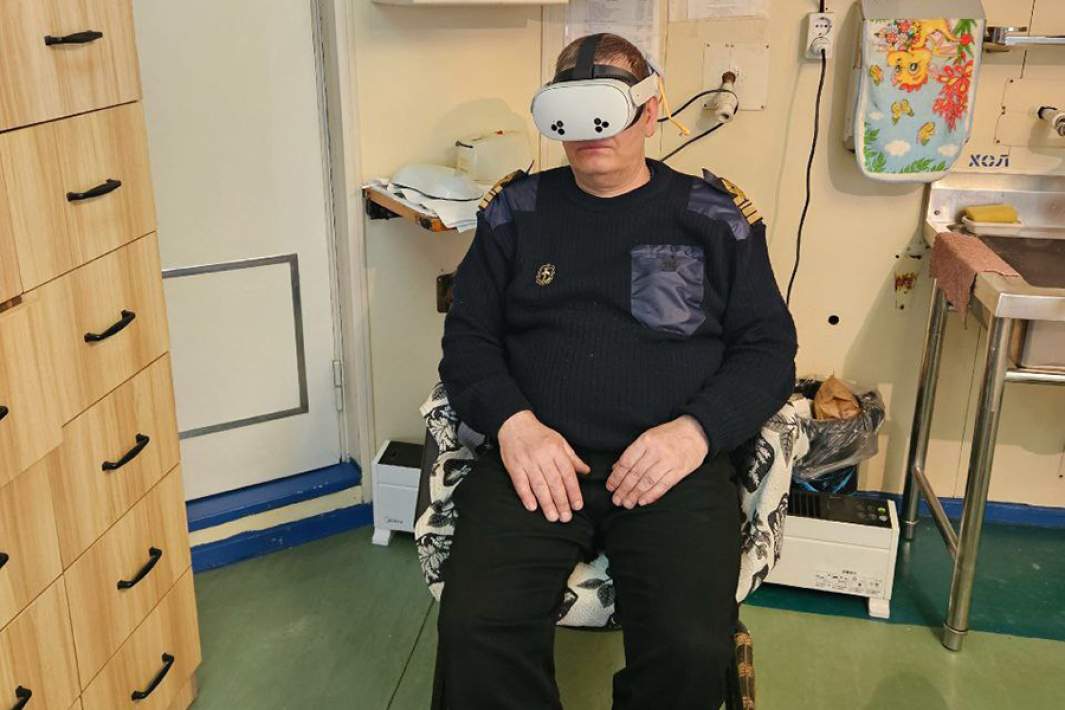 VR-шлем для снятия стресса