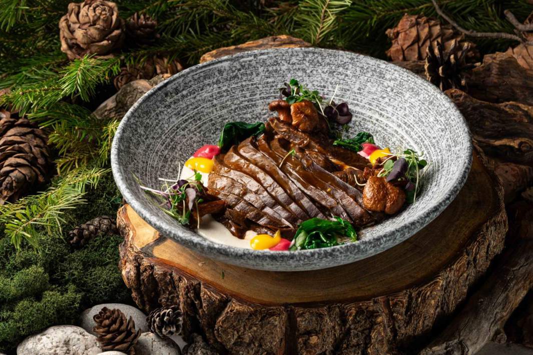 Сердце оленя в топлtном кедровом молоке