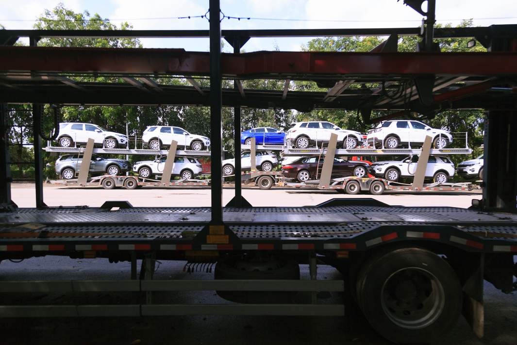 Перевозка автомобилей в Китае 