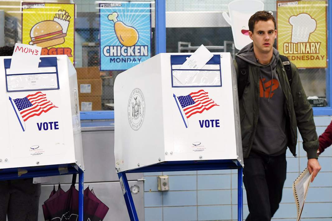 Избирательный участок в США