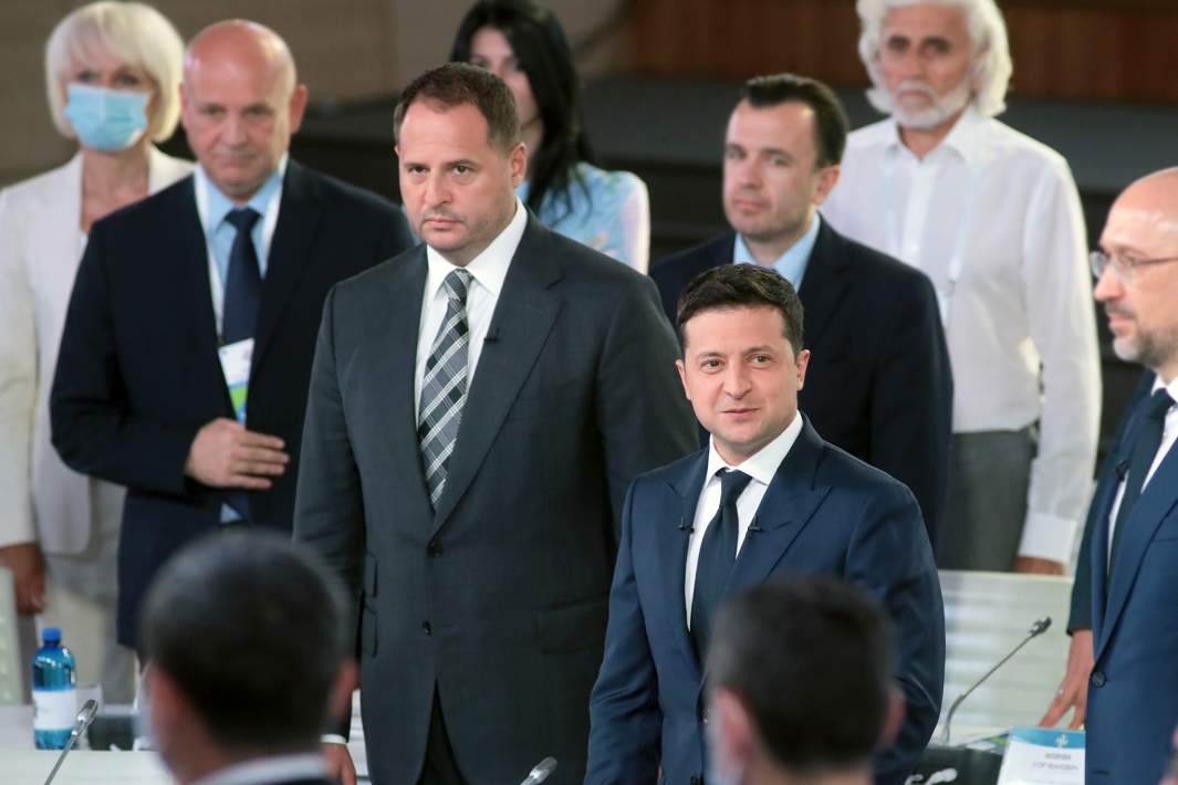 Владимир Зеленский и Андрей Ермак 