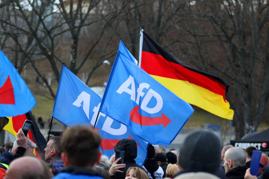 Сторонники АДГ на митинге 