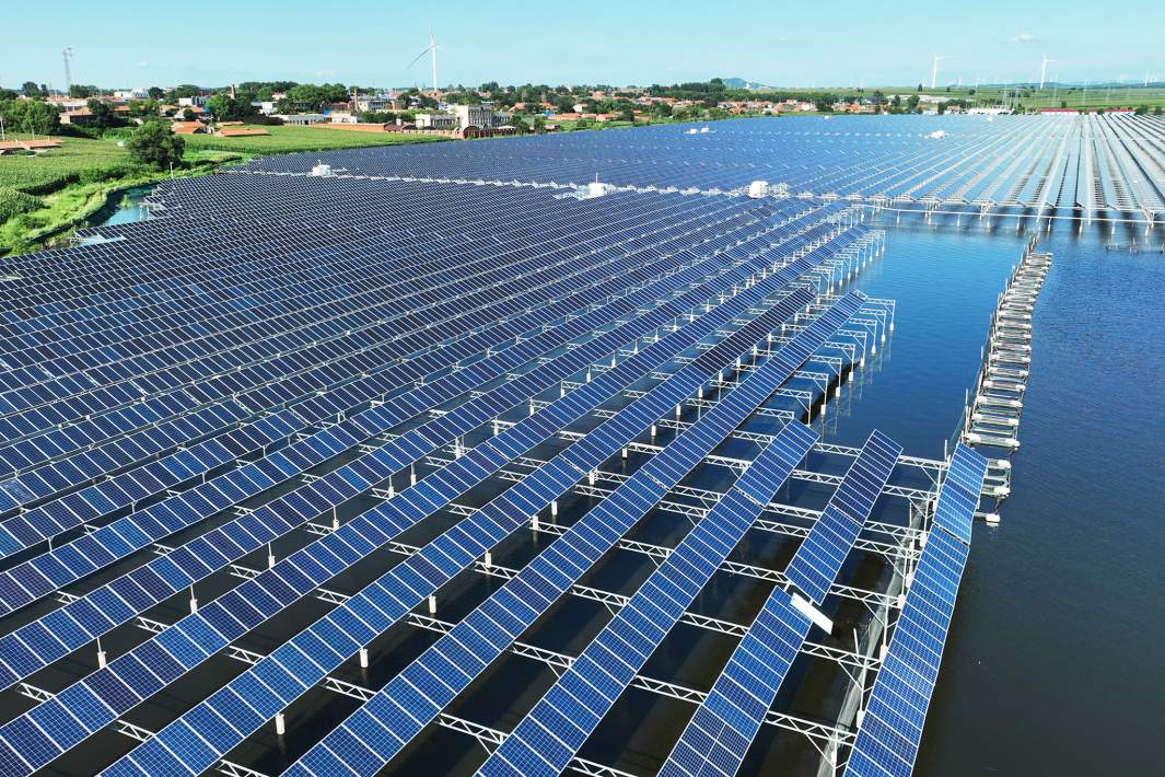 Солнечные батареи в Китае 