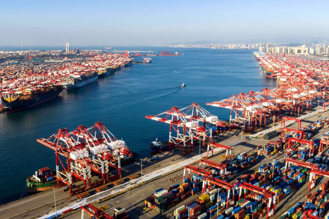 Порт в Китае 