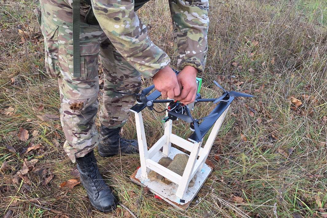 Боевая работа расчетов БПЛА