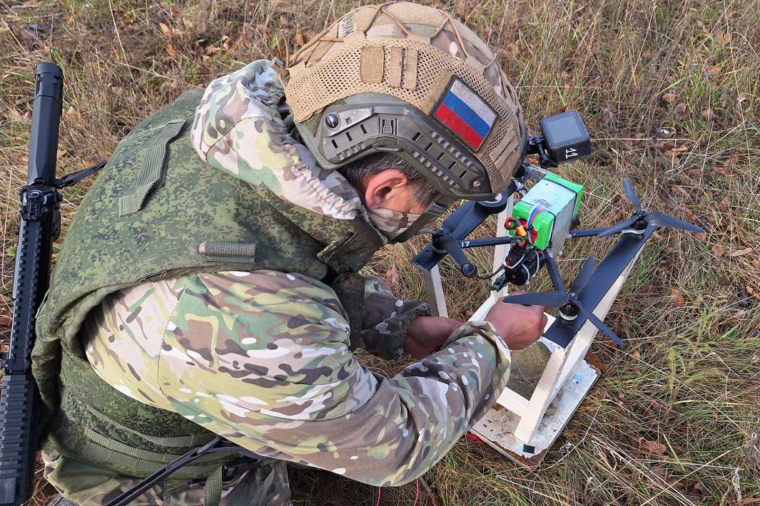 Боевая работа расчетов БПЛА