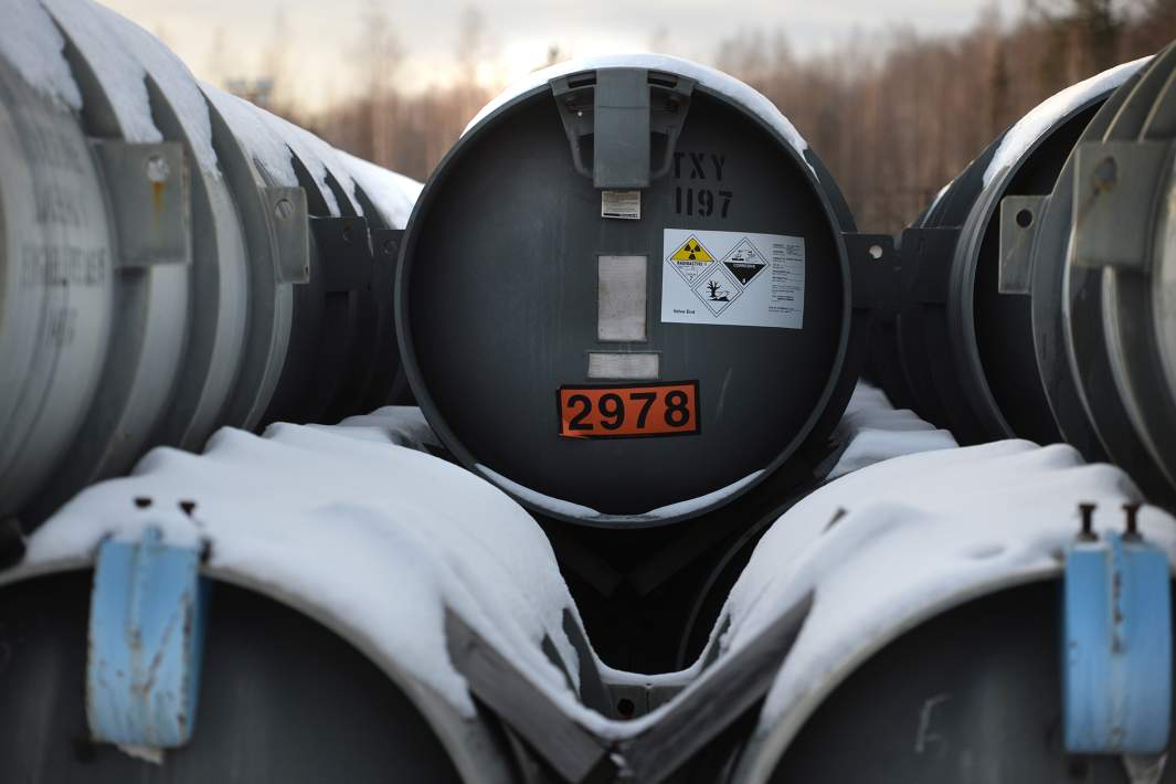 Контейнеры с обедненным гексафторидом урана